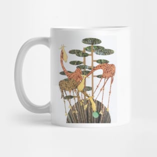 Giraffes at the Watering Hole. Mug